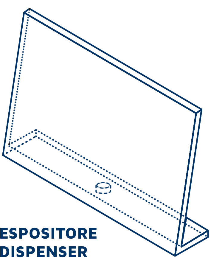 Espositore personalizzabile